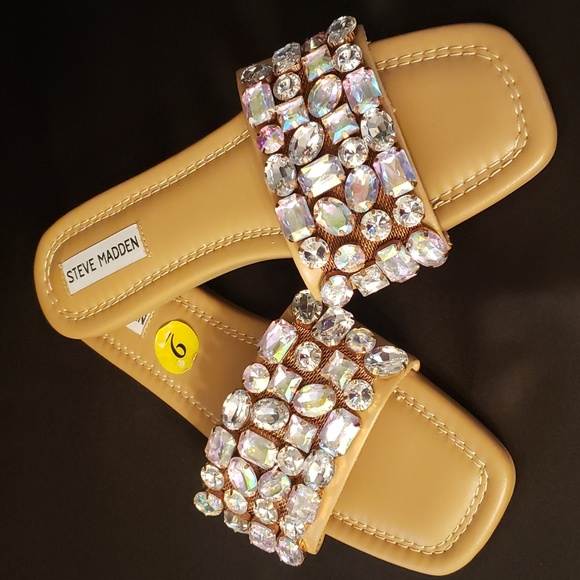 Steve Madden Shoes - Steve Madden iridescent bead sandals, size 7.5, 9
